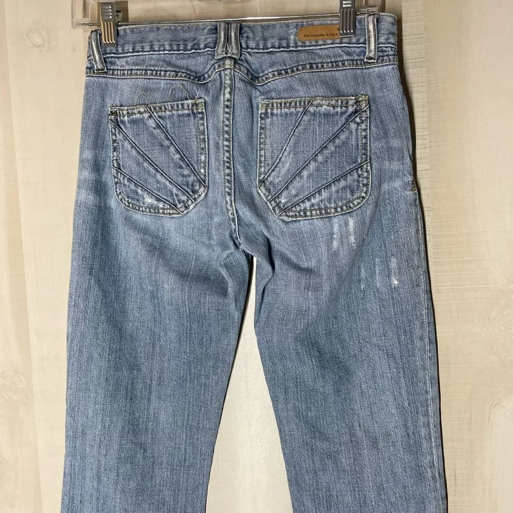 Abercrombie and Fitch distressed jeans,‎ size 2